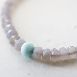 larimar grayonyx bracelet [kgf3868] 1枚目の画像