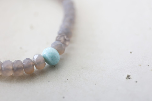 larimar grayonyx bracelet [kgf3868] 3枚目の画像