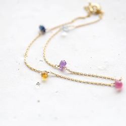 (14kgf)sapphire　anklet[ar073] 1枚目の画像