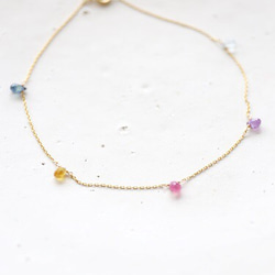 (14kgf)sapphire　anklet[ar073] 2枚目の画像