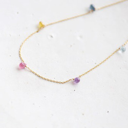 (14kgf)sapphire　anklet[ar073] 3枚目の画像