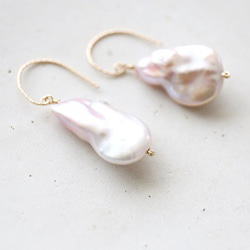 14KGF keshipearl pierce(1)[kgf0517] 2枚目の画像