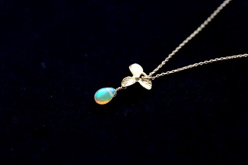 14KGF　opal necklace[nc1180]