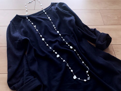 long long pearl necklace[nc1185]
