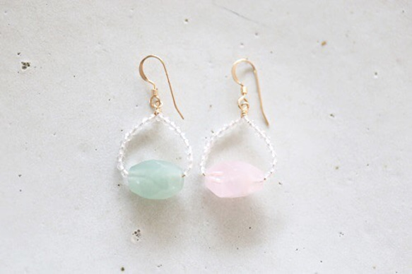 14KGF pastel color pierce [kgf0616] 2枚目の画像