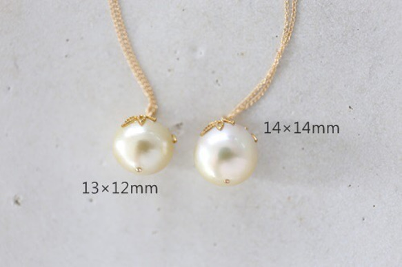 14KGF　south sea pearl　necklace [nc1211] 7枚目の画像