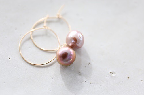 ピアス 14kgf 高品質 14kgf カン付き丸玉ピアス 4ペア8個 14KGF アクセサリパーツ