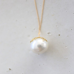 14KGF　south sea pearl　necklace [nc1221] 2枚目の画像