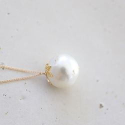 14KGF　south sea pearl　necklace [nc1221] 4枚目の画像
