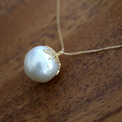 14KGF　south sea pearl　necklace [nc1221] 5枚目の画像