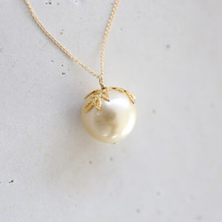 14KGF　south sea pearl　necklace [nc1223] 3枚目の画像