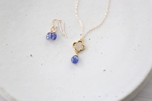 14KGF Tanzanite necklace[kgf3267] 3枚目の画像