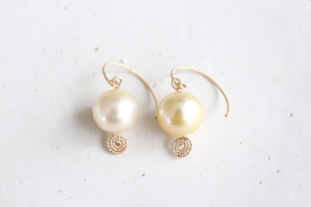 14KGF south sea pearl pierce[kgf3375]