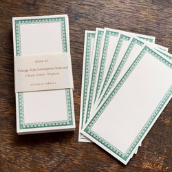 【活版印刷】Note card (Classic Green) niconecoコラボ 1枚目の画像