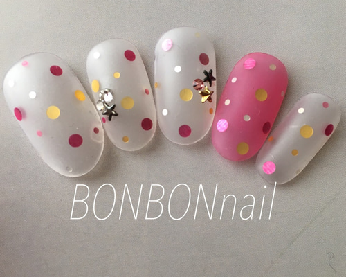 ネイルチップ　来夢様　11月 ネイルチップ 来夢様 11月 プレゼント企画第11弾の賞品Gです