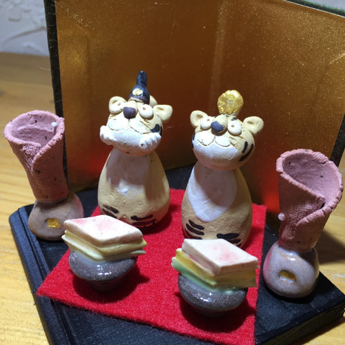 ひな祭り　桃の節句　雛道具　花柄びわ&お琴貝セット ひな祭り 桃の節句 雛道具 花柄びわ&お琴貝セット 【公式通販】