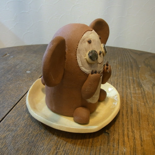 チェブリーシカ 加湿器 卓上 eco エコ 電気不要 陶器 かわいい 加湿