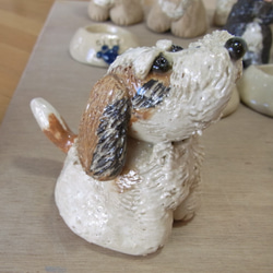 【受注制作】写真からつくるペットの置き物（陶器）　わんこ　犬　ペット　オーダーメイド　うちの子　 3枚目の画像