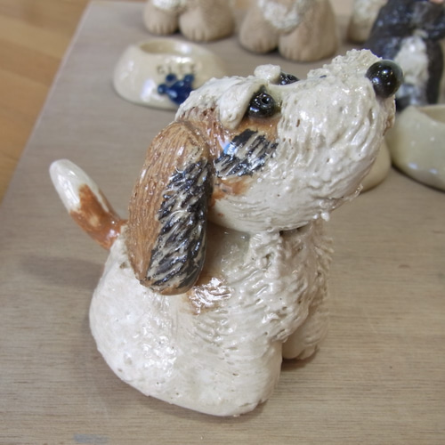 受注制作】写真からつくるペットの置き物（陶器） わんこ 犬 ペット