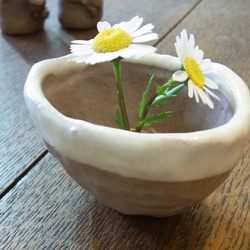 【再再販】小さなお花を飾るのにとても便利なミニミニ花器（ホワイト） 3枚目の画像