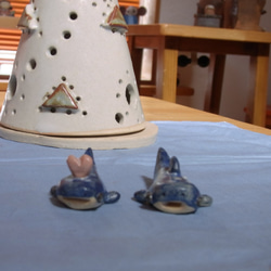 ジンベイザメの箸置き　陶器　サメ　鮫　ジョーズ　お箸　　　 5枚目の画像