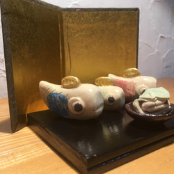 陶器で作った鯉のぼり　かしわ餅付き♡　五月飾り　端午の節句　鯉のぼり　こどもの日 4枚目の画像