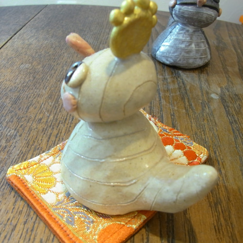 おヘビさま（しろ） 巳年 ヘビ へび 蛇年 ツチノコ 白蛇 その他置物