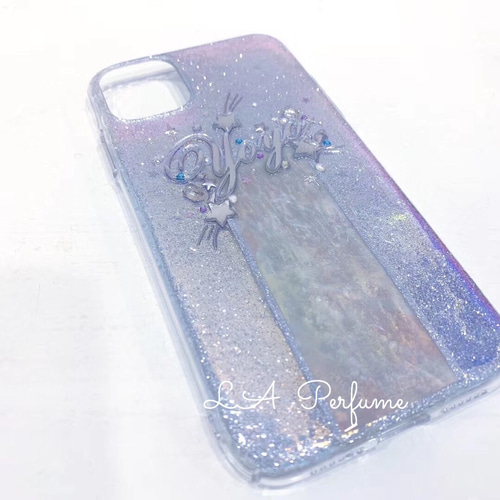 名入れ♡キラキラ流れ星 天然シェル✨ラメ⭐︎オリジナルケース