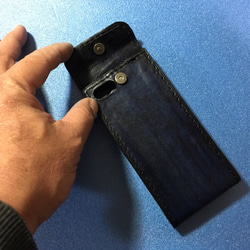 【オーダー制作】手染め縦型iPhone8/7/6ケース 5枚目の画像