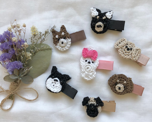 わんちゃん♡ベビーヘアクリップ　ヘアゴム c51a1274795446500d95108ab16332