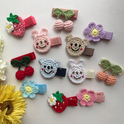 送料無料2つセット♩ポメラニアンのベビーヘアクリップ・ペット