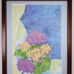 鳥のパステル画 美鳥タングルサロン月例のライブで描きました。 私の考案した