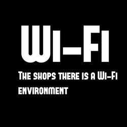Wi-Fiスポット ロゴデザイン インテリア 1枚目の画像