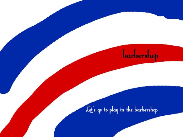 バーバー design サインポール柄 イラスト barbershop 通販