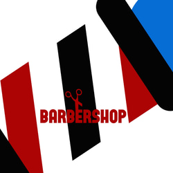 大きなサインポールbarberデザイン shop名入れ無料 1枚目の画像