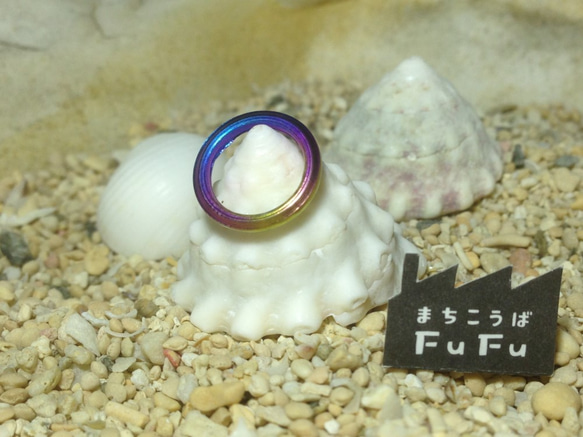 なないろのベビーリング　シンプル　NO.８ 1枚目の画像