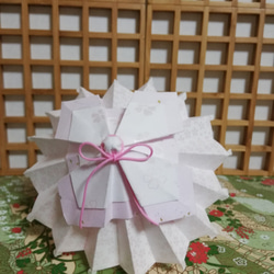 ミニチュア和傘　桜模様柄　ドール小物にも 4枚目の画像