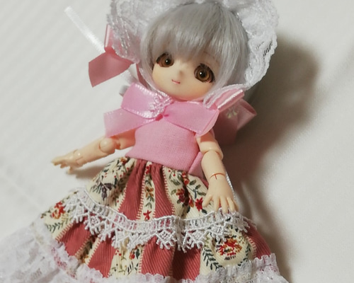 ちゃちゃまる様オーダー　編みぐるみ　フラダンスドール２　タヒチアンドール１ Dollybird 28 chuchu doll HINA「赤ずきん & アリス」 | Dollybird