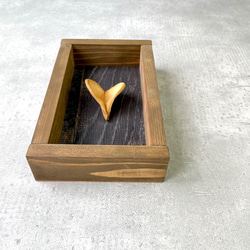 ❁Botanical Collection ❁Wood Box ハートポッド【30730】 2枚目の画像