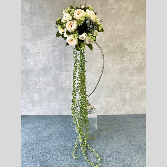 ❁Wedding bouquet❁オールドローズのクラシカルブーケ【31111】 1枚目の画像