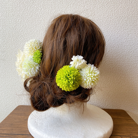 造花の髪飾りセット【２】 3枚目の画像