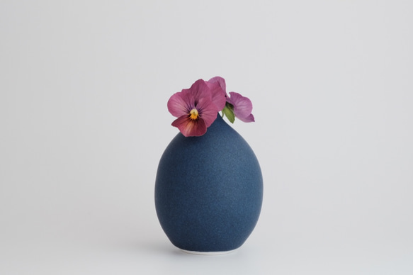 drop#2 lapis (porcelain bud vase) 第1張的照片