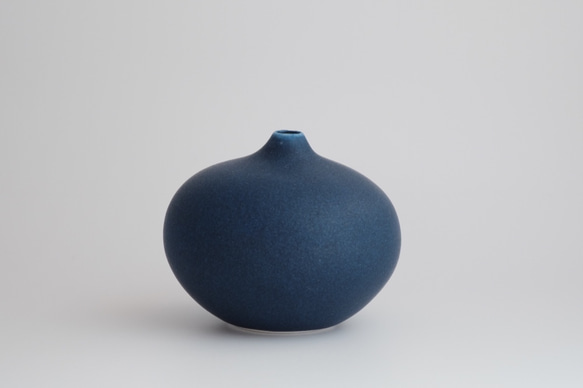 drop#3 lapis (porcelain bud vase) 第2張的照片