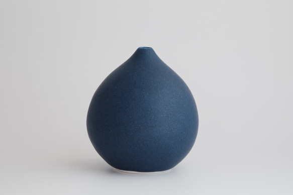 drop#4 lapis (porcelain bud vase) 第2張的照片