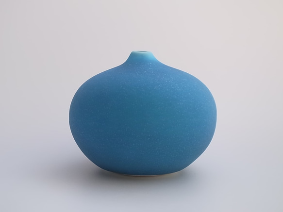 drop#3 turquoise (porcelain bud vase) 第2張的照片