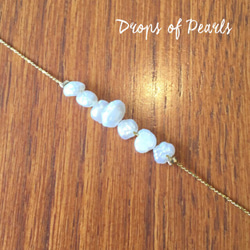 Pearl bracelet【Drops】 2枚目の画像