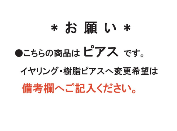 新作＊ニューヨークcolor＊大ぶりピアス　（イヤリング可） 5枚目の画像