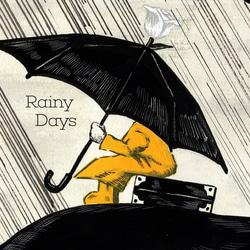 你最喜歡的插圖卡（帆布加工）3件套[89.Rainy Days] 第3張的照片
