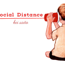 你最喜歡的插畫卡（畫布加工）套裝【92.social distance】 第4張的照片