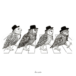 你最喜歡的插畫卡（帆布加工）3件套【42. Abbey Road】 第2張的照片
